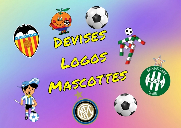 Devises, logos et mascottes de football