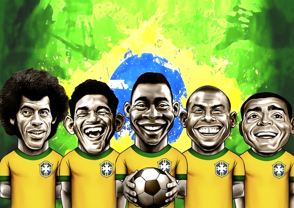 Footballeurs brésiliens du passé