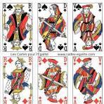 Les jeux de cartes : le nom des figurines (1)