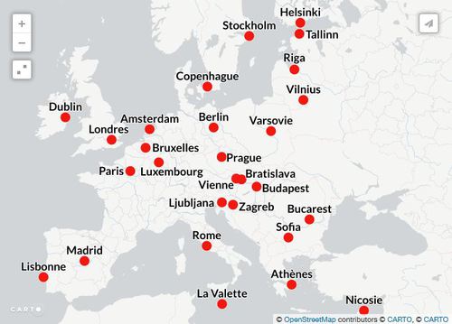 Europe villes