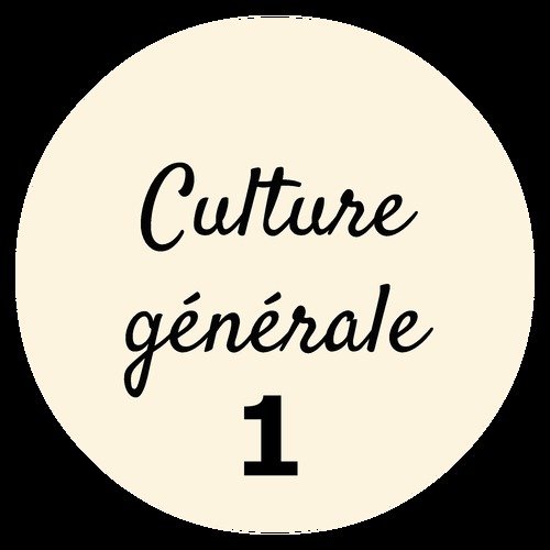 Culture Générale 1