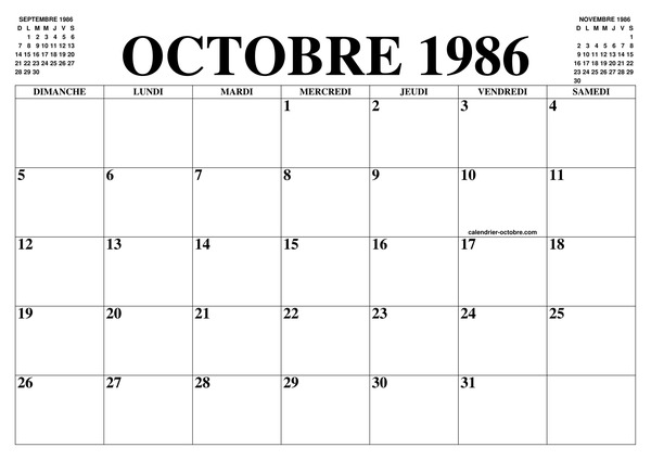 Novembre 1986