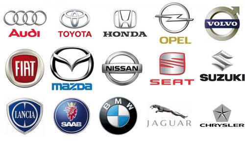 Les logos des voitures