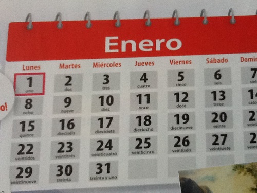 La date en espagnol | Inclassable