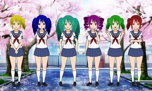 Yandere Simulator personnages