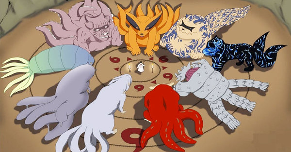 Les 9 démons à queue de Naruto