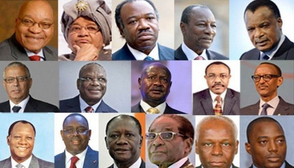 Les présidents africains