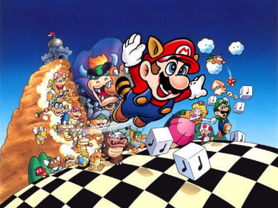 Les personnages des jeux Mario