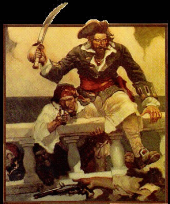Les pirates, corsaires, flibustiers, boucaniers (8) : Le pirate Barbe-Rouge (BD)