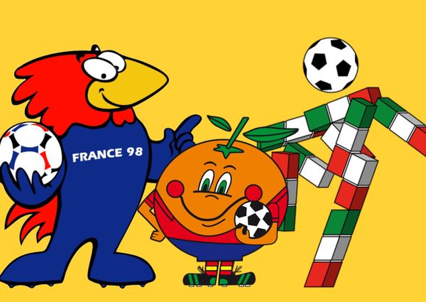 Les mascottes des Coupes du monde de football