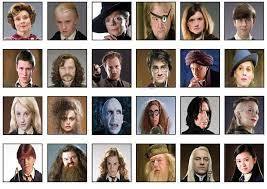 Nom et prénom des personnages de Harry Potter