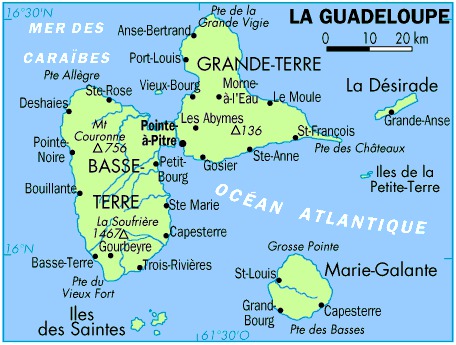 Les îles de la mer des Antilles : La Guadeloupe (1) - 3A