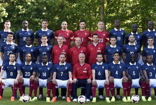 Les joueurs de l'équipe de France de football