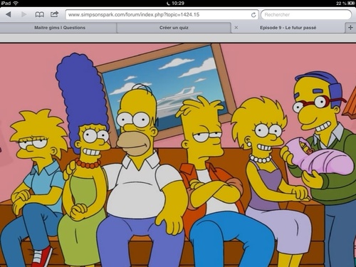 Les personnages Simpsons dans le futur