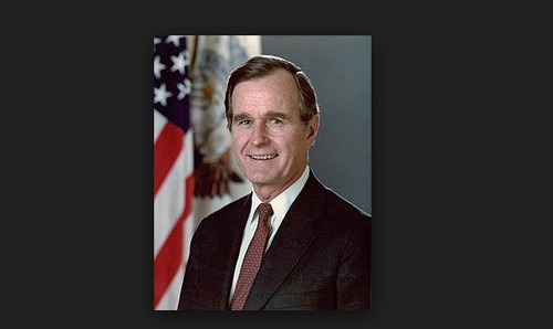 Hommage à George H. W. Bush, ancien président USA - 10A