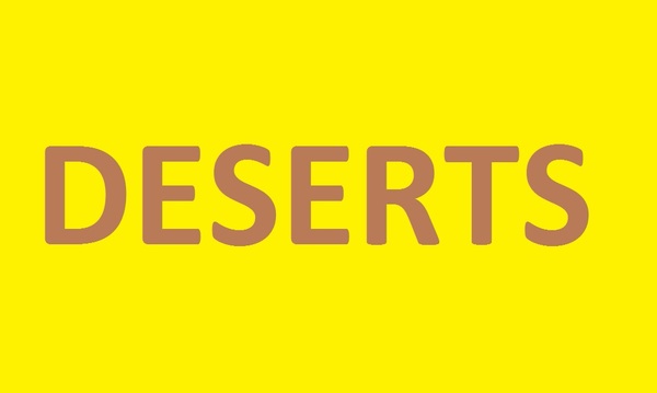 Desert ou Désert ?