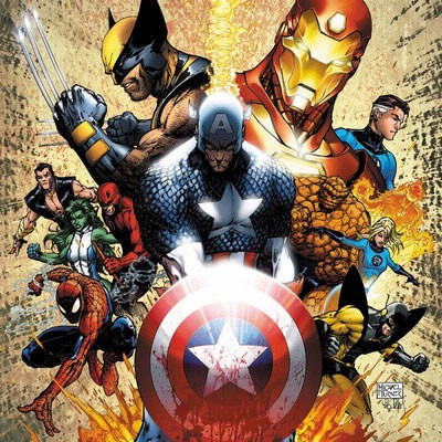 Les héros dans les Avengers
