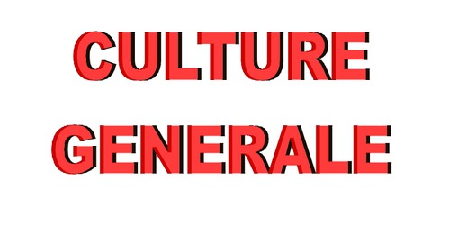 Culture générale (mai 2012) - 4A