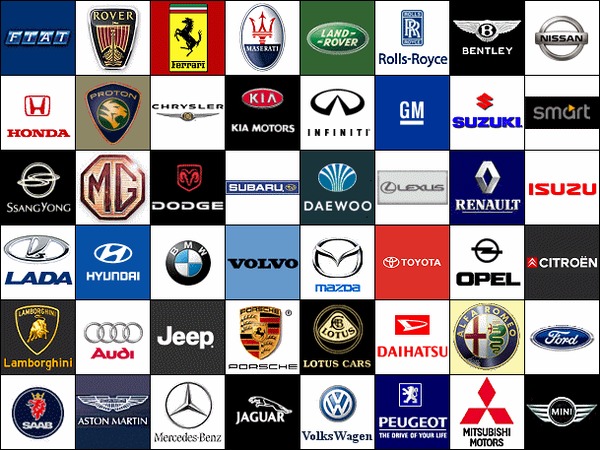Les logos de voitures