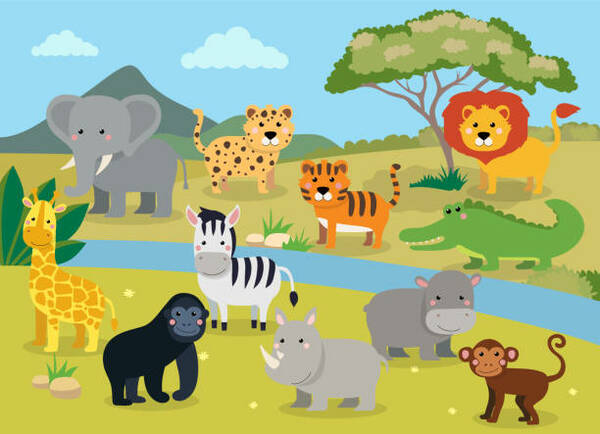 Les animaux de la savane