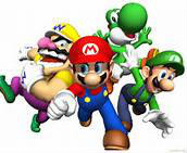 Les personnages de Mario...