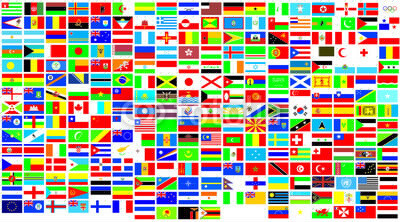 Les drapeaux et Les langues et Les capitales