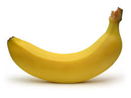 Sur la banane.