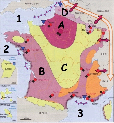 L'organisation du territoire français