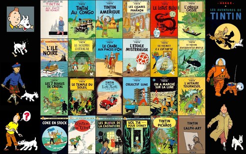 Les albums de Tintin