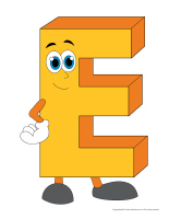 La lettre E