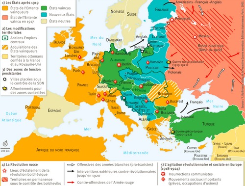 4° - L'Europe dans le monde au début du XVIIIème siècle et les traites négrières
