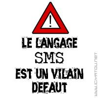 Le langage sms franglais (français&anglais)#1