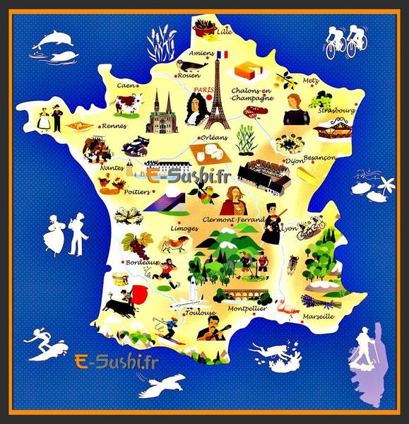 Spécialités des villes et régions françaises