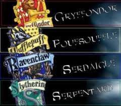 Les maisons des personnages Harry Potter