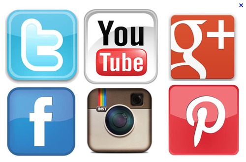 Les réseaux sociaux logos