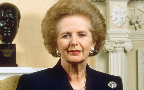 Margaret Thatcher, femme politique britannique - 8A