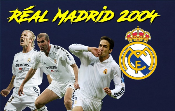 Les joueurs du Real Madrid 2004