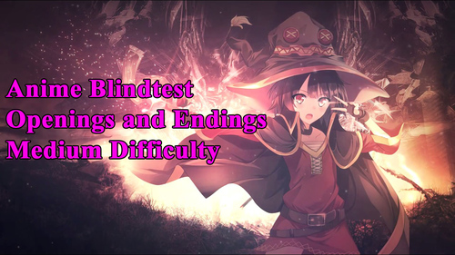 Blind Test : Anime