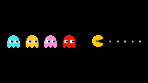 Le jaune : Série de jeux vidéo Pacman - 15A
