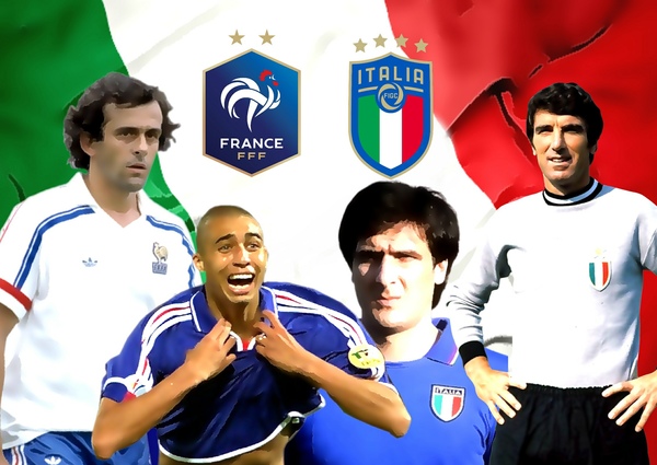 Historique des confrontations entre la France et l'Italie dans le Football