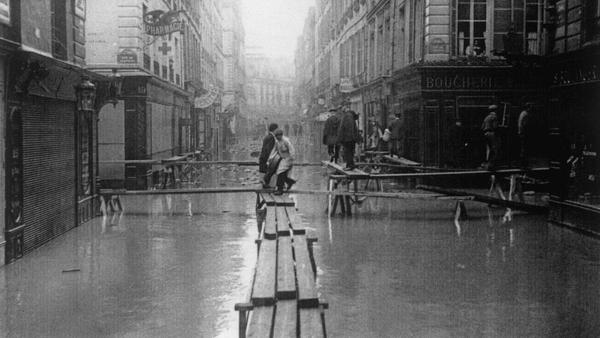 La grande crue de la Seine en 1910