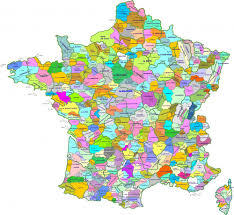 Les frontières de départements français