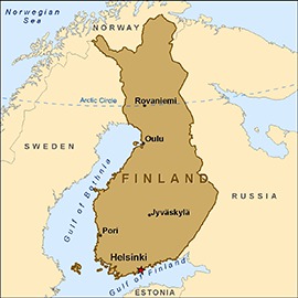 La Finlande à poil !