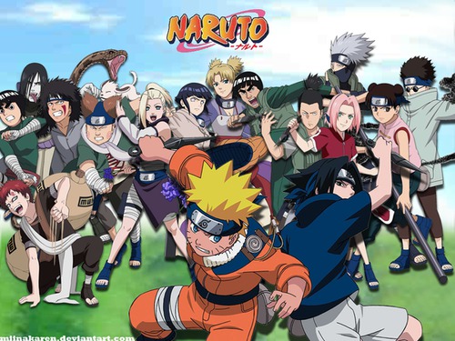 Les personnages dans Naruto